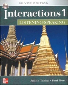 کتاب زبان اینتراکشن Interactions 1 Listening Speaking Silver Edition