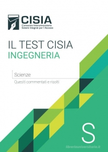 کتاب Il test Cisia ingegneria Scienze Quesiti commentati e risolti