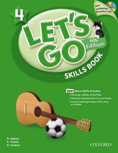 کتاب لتس گو ویرایش چهارم Lets Go 4 : Skills Book+CD 4th Edition 