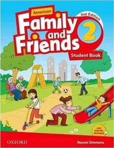 کتاب زبان کودکان آمریکن فمیلی اند فرندز دو ویرایش دوم American Family and Friends 2 (2nd)+CD(سایز کوچک)