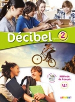 کتاب زبان فرانسوی  Decibel 2 niv.A2.1-Livre+Cahier+CDmp3+DVD