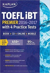 کتاب Kaplan TOEFL iBT Premier 2016-2017 with 4 Practice Tests with CD