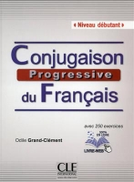 کتاب زبان فرانسوی Conjugaison progressive du francais - Niveau debutant + CD