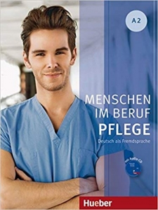کتاب زبان آلمانی منشن ایم بقوف  Menschen Im Beruf Pflege: Kursbuch A2 + CD(سیاه و سفید)