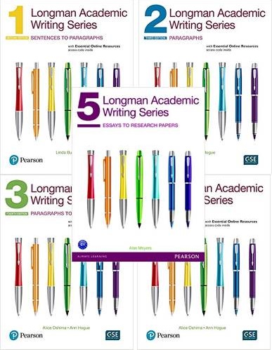 مجموعه پک 5 جلدی لانگمن آکادمیک رایتینگ Longman Academic Writing