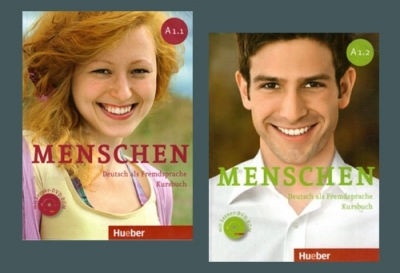 پک دوجلدی کتاب آموزش زبان آلمانی منشن Menschen A1 