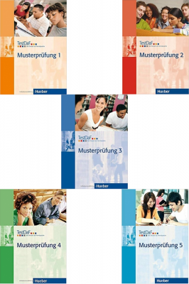 پک 5 جلدی کتاب زبان آلمانی موسترپروفونگ TestDaF Musterprufung  