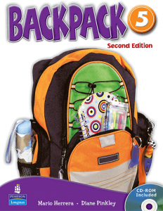 کتاب زبان کودکان بک پک Backpack 5+CD با تخفیف 50% به همراه کتاب دانش آموز و کتاب کار