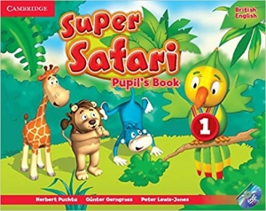 کتاب زبان سوپر سافاری Super Safari 1  (بریتیش کتاب کار و کتاب دانش آموز و سی دی)