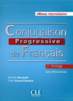 کتاب زبان فرانسوی Conjugaison progressive - Niveau intermediaire + CD 2eme edition