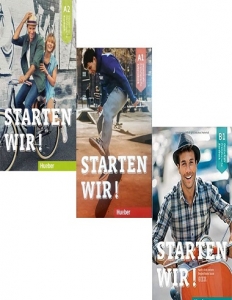 پکیج 3 جلدی كتاب زبان آلمانی اشتارتن ویر Starten Wir با تخفیف 50 درصد(کاغذ تحریر معمولی)