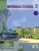 کتاب زبان فرانسوی Interactions 3-Niveau A2-Livre de l'élève+DVD