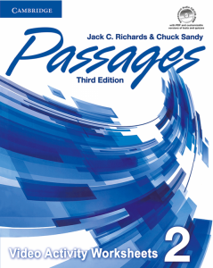 کتاب پسیج ویدئو اکتیویتی (Passages 2 video activities (Third Edition