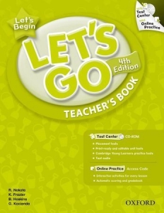 کتاب معلم لتس گو ویرایش چهارم Lets Go Begin Fourth Edition Teachers Book with CD
