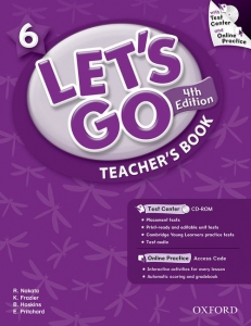 کتاب لتس گو ویرایش چهارم Lets Go 6 Fourth Edition Teachers Book with CD 