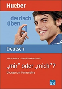 کتاب زبان آلمانی deutsch uben 1 mir oder mich