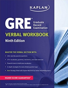 کتاب New GRE Verbal Workbook KAPLAN 9th 