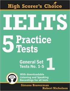 کتاب زبان آیلتس 5 پرکتیس تست , جنرال ست IELTS 5 Practice Tests, General Set 1: Tests No. 1-5