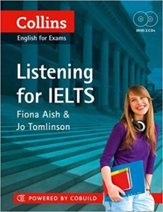 کتاب زبان کالینز انگلیش فور اگزمز لیستنینگ فور آیلتس  Collins English for Exams Listening for IELTS 