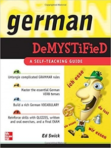 کتاب زبان آلمانی German Demystified: A Self Teaching Guide