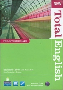 کتاب نیو توتال انگلیش New Total English Pre-inter (کتاب دانش آموز کتاب کار و فایل صوتی)