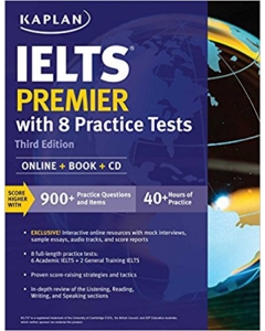 کتاب زبان کاپلن آیلتس پریمایر ویرایش سوم Kaplan IELTS Premier with 8 Practice Tests 3rd