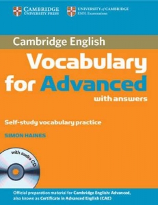 کتاب زبان کمبریج وکبیولری Cambridge Vocabulary for Advanced with Answers 
