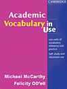 کتاب زبان آکادمیک وکبیولری این یوز Academic Vocabulary in Use