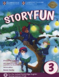 کتاب زبان استوری فان Storyfun for 3 Students Book+Home Fun Booklet 3+CD 