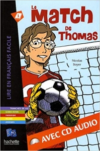 کتاب زبان  فرانسوی (Le Match de Thomas+CD (A1