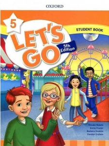 کتاب لتس گو 5 ویرایش پنجم Lets Go 5th 5 SB+WB+DVD (سایز وزیری)