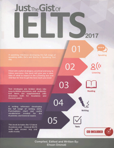 کتاب آزمون آیلتس Just The Gist Of IELTS 2017+CD