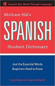 کتاب زبان دیکشنری اسپانیایی McGraw-Hill's Spanish Student Dictionary