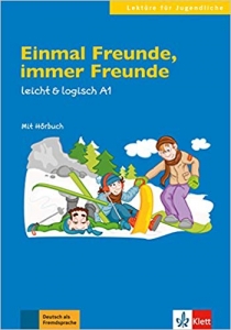 کتاب زبان آلمانی Einmal Freunde, immer Freunde: Buch mit Audio-CD A1
