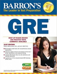 کتاب Barrons GRE 21st Edition