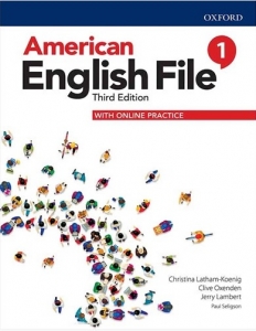 امریکن انگلیش فایل 1 ویرایش سوم American English File 3rd 1 (کتاب دانش آموز به همراه کتاب کار و سی دی) 