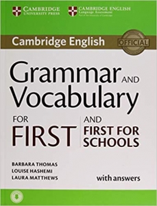 کتاب زبان گرامر اند وکبیولری فرست Grammar and Vocabulary for First and First for School