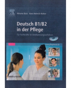 کتاب آلمانی پزشکی Deutsch B1/B2 in der Pflege (چاپ رنگی)