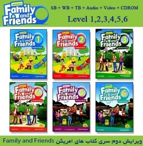 مجموعه 6 جلدی فمیلی اند فرندز (ویرایش دوم) American Family and Friends