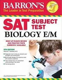 کتاب آزمون اس ای تی Barrons SAT Subject Test Biology EM 5th Edition