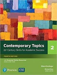 کتاب کانتمپرری تاپیک ویرایش چهارم Contemporary Topics 4th 2