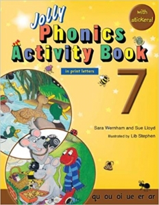 کتاب جولی فونیکس 7 Jolly Phonics (اکتیویتی بوک به همراه ورک بوک)