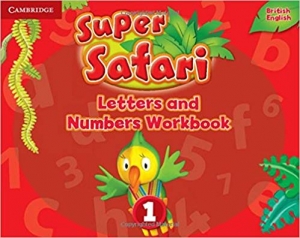 کتابکار زبان سوپر سافاری لترز اند نامبرز Super Safari 1 Letters and Numbers Workbook  