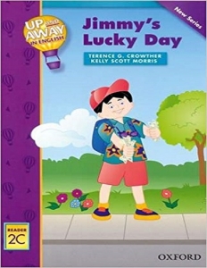 کتاب زبان آپ اند اوی این Up and Away in English. Reader 2C: Jimmy’s Lucky Day + CD