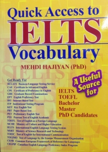 کتاب زبان دسترسی سریع به واژگان آیلتس Quick Access to IELTS Vocabulary 
