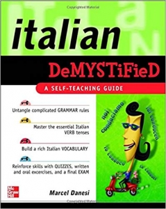 کتاب زبان ایتالیایی Italian Demystified: A Self Teaching Guide