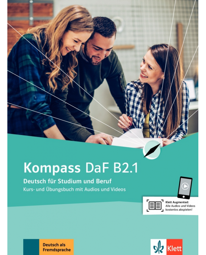 کتاب آلمانی کومپس داف Kompass DaF B2.1 (Kurs- und Übungsbuch)