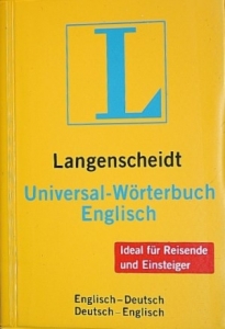 دیکشنری آلمانی جیبی Langenscheidt, Universal-Wörterbuch Englisch : Englisch-Deutsch, Deutsch-Englisch جیبی اورجینال