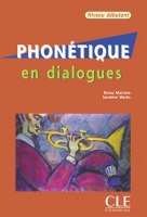 کتاب زبان فرانسوی Phonetique en dialogues - debutant+CD