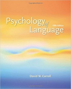 خرید کتاب زبان Psycholinguistics: A Resource Book for Students Psychology of Language 5th Edition